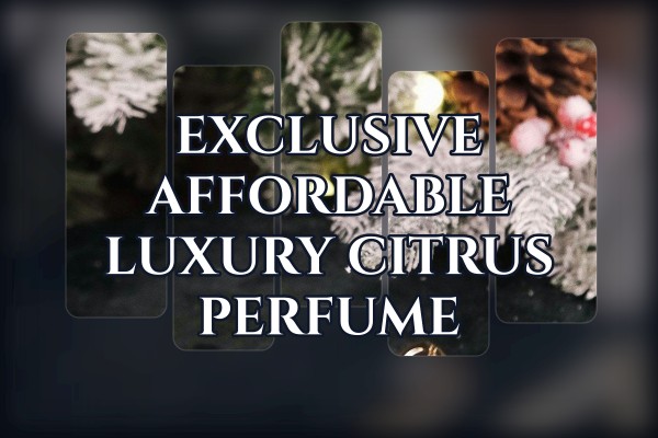 exclusive affordable luxury citrus perfume