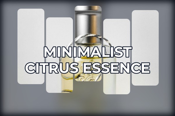 minimalist citrus essence